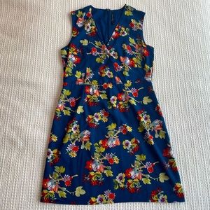Walter Baker Royal Blue Floral Mini Dress